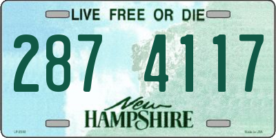 NH license plate 2874117