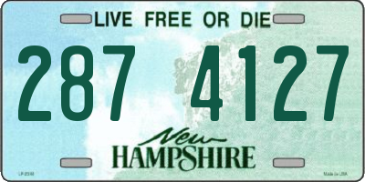 NH license plate 2874127
