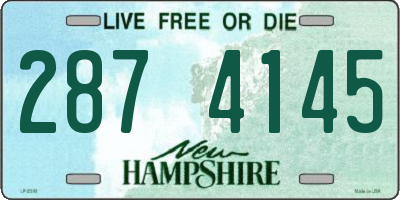 NH license plate 2874145