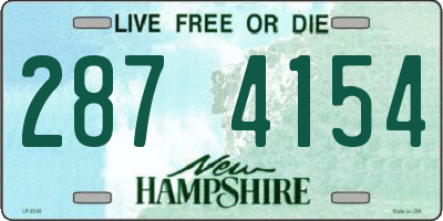 NH license plate 2874154