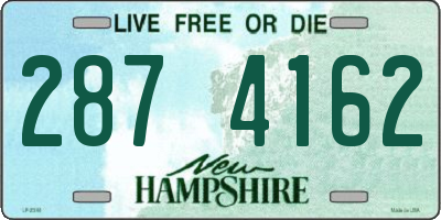NH license plate 2874162