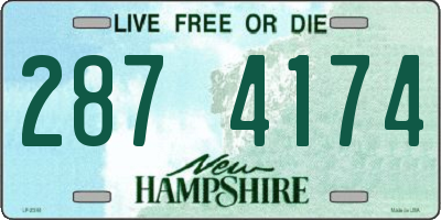 NH license plate 2874174