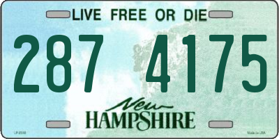 NH license plate 2874175