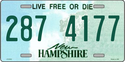 NH license plate 2874177