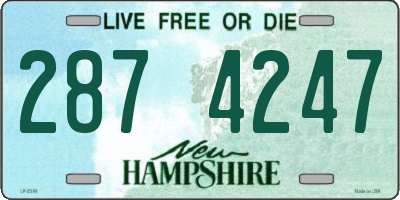 NH license plate 2874247