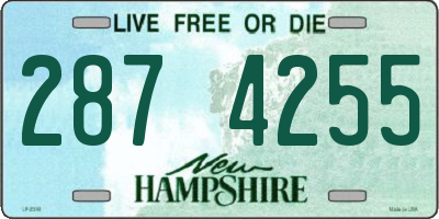 NH license plate 2874255
