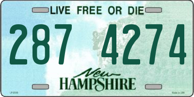 NH license plate 2874274