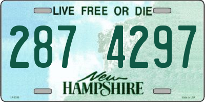 NH license plate 2874297