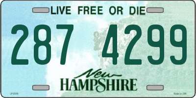 NH license plate 2874299