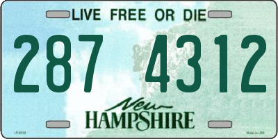 NH license plate 2874312
