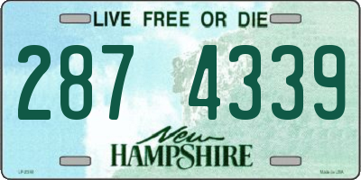 NH license plate 2874339
