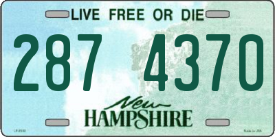 NH license plate 2874370