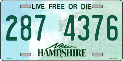 NH license plate 2874376