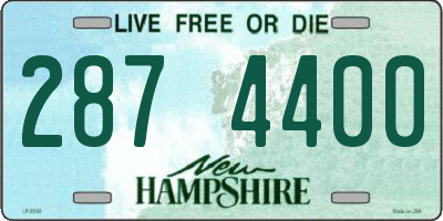 NH license plate 2874400