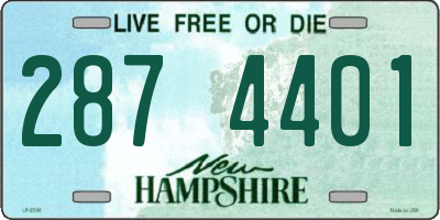 NH license plate 2874401