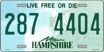 NH license plate 2874404
