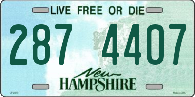 NH license plate 2874407