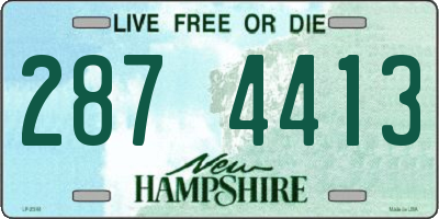 NH license plate 2874413