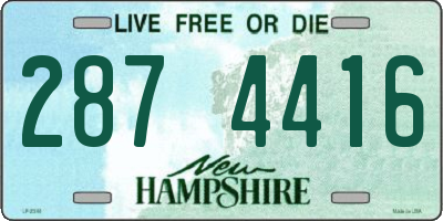 NH license plate 2874416