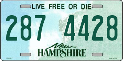 NH license plate 2874428