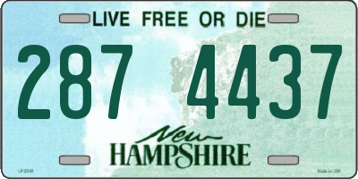 NH license plate 2874437