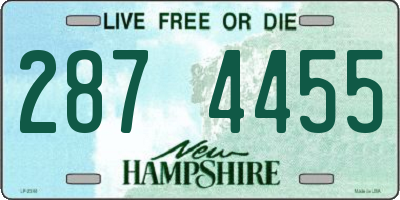 NH license plate 2874455