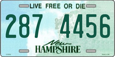 NH license plate 2874456