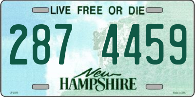 NH license plate 2874459