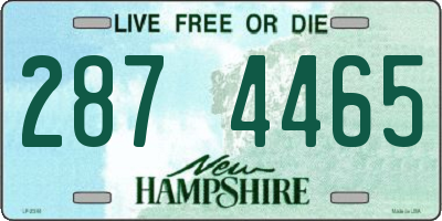 NH license plate 2874465