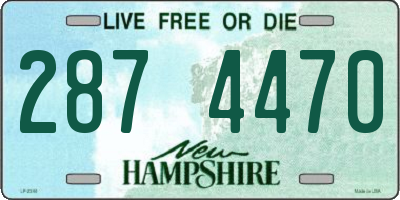 NH license plate 2874470