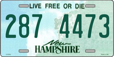 NH license plate 2874473