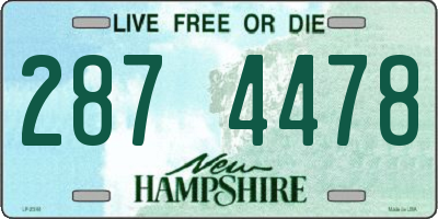 NH license plate 2874478