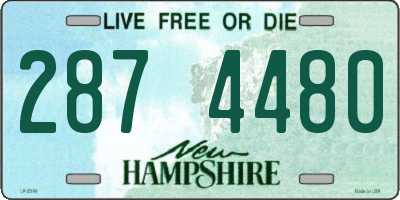NH license plate 2874480