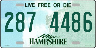 NH license plate 2874486