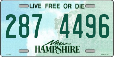 NH license plate 2874496