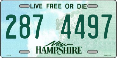 NH license plate 2874497