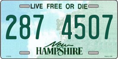 NH license plate 2874507