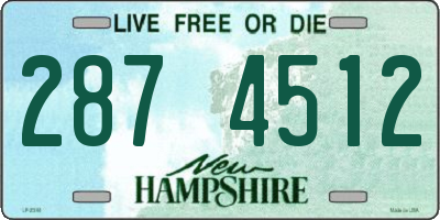 NH license plate 2874512