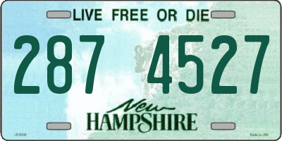 NH license plate 2874527