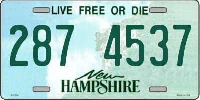 NH license plate 2874537