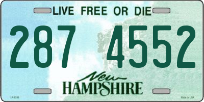 NH license plate 2874552