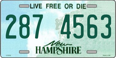 NH license plate 2874563