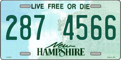 NH license plate 2874566