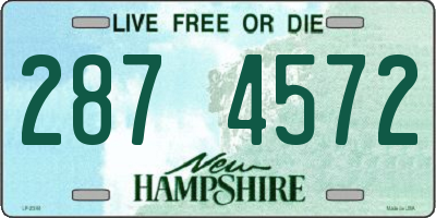 NH license plate 2874572