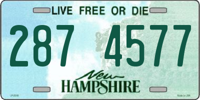 NH license plate 2874577
