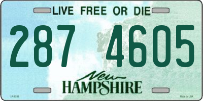 NH license plate 2874605