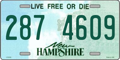 NH license plate 2874609