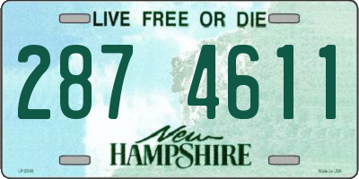 NH license plate 2874611