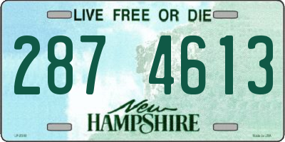 NH license plate 2874613