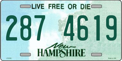 NH license plate 2874619